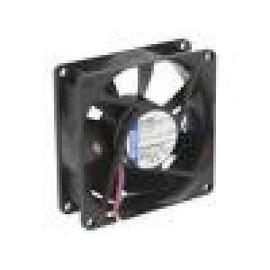 Ventilátor: DC axiální 80x80x25mm 58m3/h 26dBA kluzné