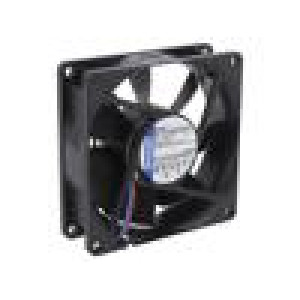 Ventilátor: DC axiální 80x80x25mm 69m3/h 32dBA kuličkové