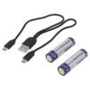 Akum: Li-Ion 14500 1,5V 1950mAh Ø14,2x50,2mm