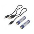 Akum: Li-Ion 14500 3,7V 950mAh Ø14,3x50,4mm