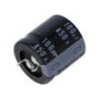 Kondenzátor: elektrolytický SNAP-IN 100uF 450VDC Ø25x25mm