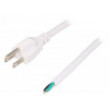 Kabel 3x16AWG NEMA 5-15 (B) vidlice,vodiče PVC 1,8m bílá 13A
