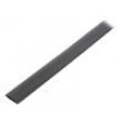 Heat shrink sleeve glueless 2: 1 25.4mm black polyolefine