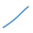 Teplem smrštitelná trubička bez lepidla 2: 1 3,2mm L: 1m modrá