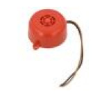 BCP-A48 Akustický měnič: piezoelektrický bzučák 48VDC Barva: červená