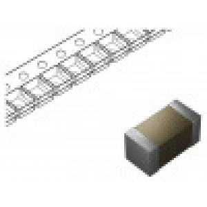 Kondenzátor keramický 100nF 25V X5R ±10% SMD 0201