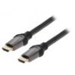 Kabel HDMI 2.0 HDMI vidlice,z obou stran 1m černá 30AWG
