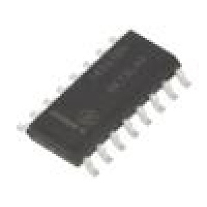 MC14551BDG IC: analogový přepínač demultiplexer/multiplexer Kanály: 4