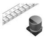 Kondenzátor: elektrolytický SMD 1uF 50VDC Ø4x5,4mm ±20% 1000h