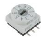 Přepínač: otočný pol: 10 1uA/20mVDC -60÷125°C Montáž: SMD