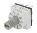 Přepínač: otočný pol: 10 1uA/20mVDC -20÷70°C Montáž: THT