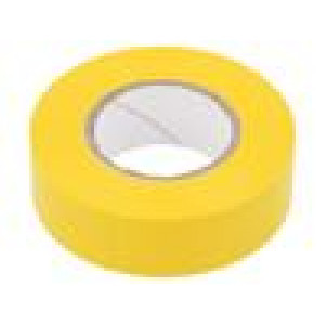 Páska: elektroizolační W: 19mm L: 20m Thk: 0,13mm žlutá akrylové