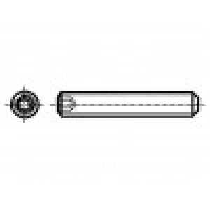 Šroub M4x10 0,7 Hlava: bez hlavy imbus HEX 2mm DIN: 913
