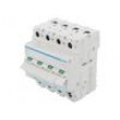 Izolační odpínač Póly: 4 DIN 63A 400VAC SBN IP20 1÷16mm2