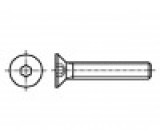 Šroub M4x8 0,7 Hlava: kuželová imbus HEX 2,5mm DIN: 7991