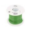 Vodič HookUp Wire PVC drát Cu 20AWG zelená PVC 1kV 30,5m