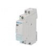 Stykač: 2-pólový instalační NO x2 24VAC 25A DIN ESD -10÷50°C