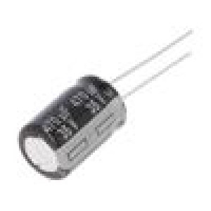 Kondenzátor: elektrolytický THT 470uF 35VDC Ø10x16mm ±20%