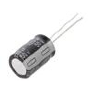 Kondenzátor: elektrolytický THT 220uF 50VDC Ø10x16mm ±20%