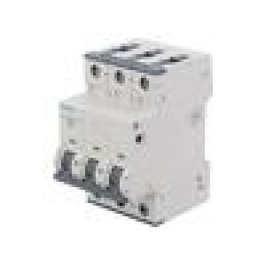 Jistič 230/400VAC Ijmen: 5A Póly: 3 DIN Průběh: C 10kA IP20