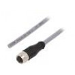 Kabel: pro snímače/automatizaci M12 PIN: 5 přímý 5m zástrčka