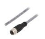 Připojovací kabel M12 PIN: 5 přímý 5m zástrčka -30÷80°C IP67