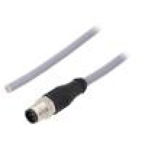 Připojovací kabel M12 PIN: 5 přímý 5m zástrčka -30÷80°C IP67
