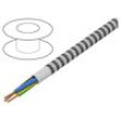 Vodič H03VV-F,OMY licna Cu 3G0,75mm2 textilní opletení 50m