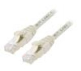 Patch cord ETHERLINE® Cat.6a,S/FTP 6a lanko Cu LSZH šedá