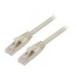 Patch cord ETHERLINE® Cat.6a,S/FTP 6a lanko Cu LSZH šedá