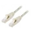 Patch cord ETHERLINE® Cat.6a,S/FTP 6a lanko Cu LSZH šedá 3m