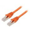 Patch cord ETHERLINE® Cat.6a,S/FTP 6a lanko Cu LSZH oranžová