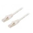 Patch cord ETHERLINE® Cat.6a,S/FTP 6a lanko Cu LSZH bílá 1m