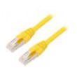 Patch cord ETHERLINE® Cat.6a,S/FTP 6a lanko Cu LSZH žlutá