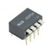 Přepínač: DIP-SWITCH pol: 2 SPST 0,1A/24VDC Podsv: není 50mΩ