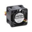 Ventilátor: DC axiální 12VDC 40x40x28mm 35,4m3/h 50dBA