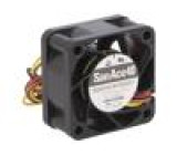 Ventilátor: DC axiální 24VDC 40x40x20mm 19,8m3/h 40dBA