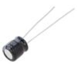 Kondenzátor: elektrolytický THT 100uF 16VDC Ø6,3x7mm ±20%