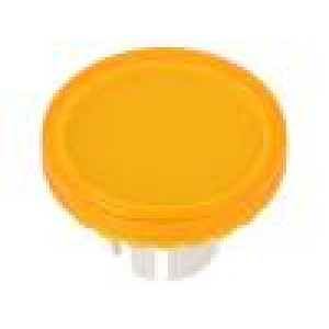 Čočka pro tlačítko 22mm 61 Barva: průhledná žlutá Mat: plast