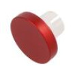 Čočka pro tlačítko 22mm 61 Barva: červená Mat: hliník Ø19,7mm