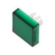 Čočka pro tlačítko 22mm 61 Barva: čirá zelená Mat: plast