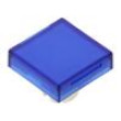 Čočka pro tlačítko 22mm 61 Barva: průhledná modrá Mat: plast