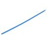 Teplem smrštitelná trubička bez lepidla 3: 1 3mm L: 1,2m modrá