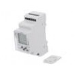 Programmable time switch with thermostat Range: 1 year 24VAC