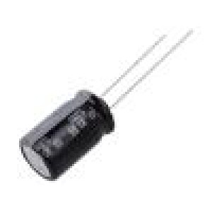 Kondenzátor: elektrolytický THT 10uF 450VDC Ø12,5x20mm ±20%