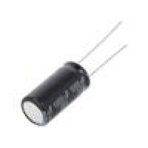 Kondenzátor: elektrolytický THT 1000uF 25VDC Ø10x20mm ±20%