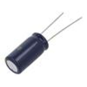 Kondenzátor: elektrolytický s nízkou impedancí THT 220uF ±20%