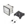 Ampérmetr analogový na panel I AC: 0÷10A Třída: 1,5 50÷60Hz