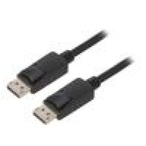Kabel DisplayPort 1.2 DisplayPort vidlice,z obou stran 3m