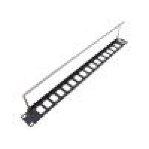 Patch panel montážní adaptér SLIM RACK přišroubováním 29mm